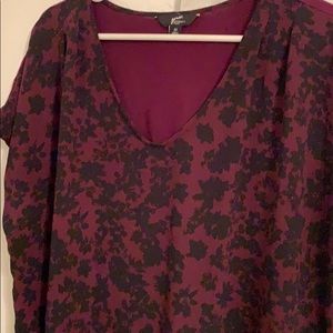 Purple blouse size 2x